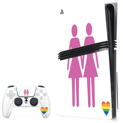 Pink Pride PlayStation PS5 Skins